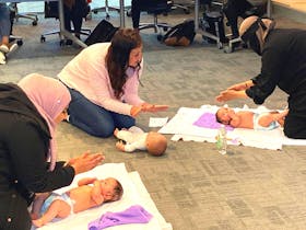 Baby Massage Demonstration for Parents