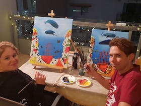 Paint and Sip Social Art Classes